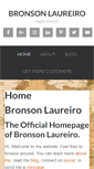 Mobile Screenshot of bronsonlaureiro.com