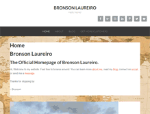 Tablet Screenshot of bronsonlaureiro.com